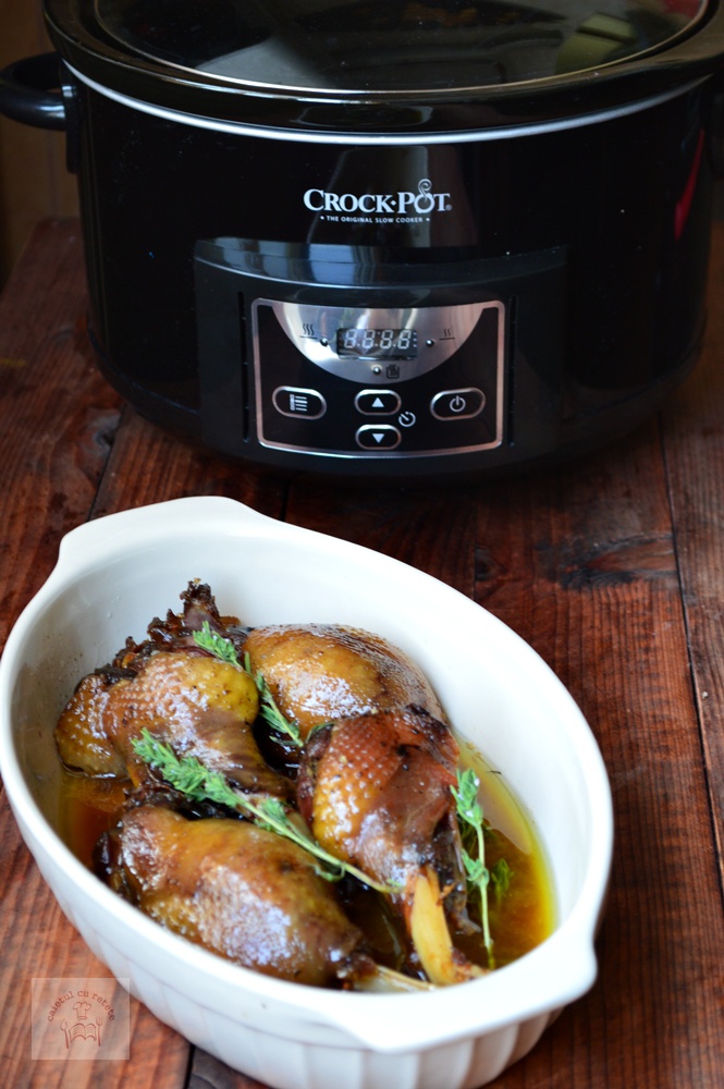 Confit de canard la slow cooker Crock-Pot