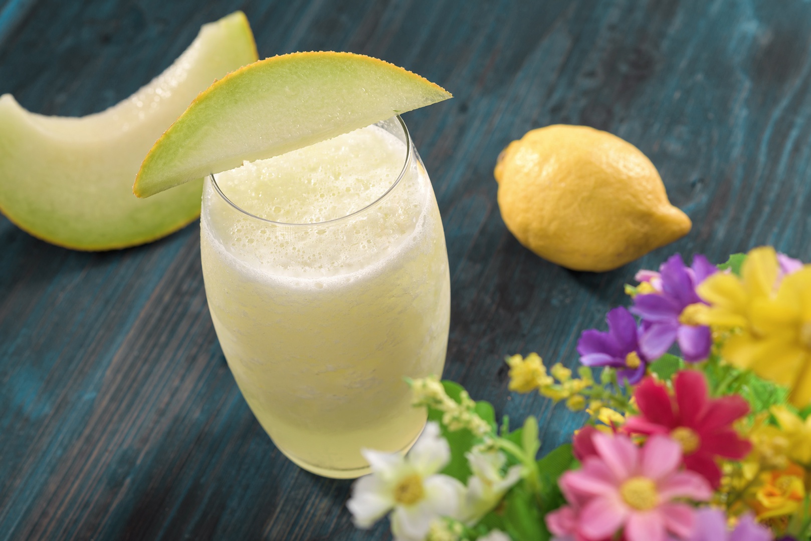 Cocktail cu Pepene galben si rom “Melon Fix”