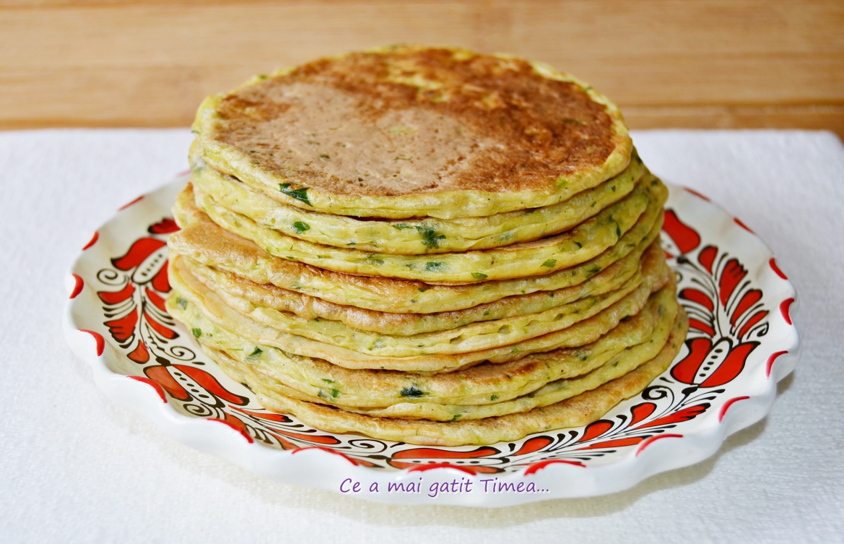 Pancakes cu dovlecel