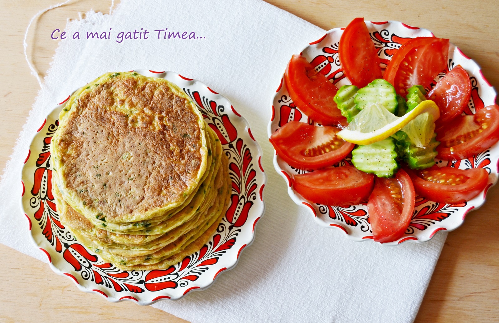 Pancakes cu dovlecel