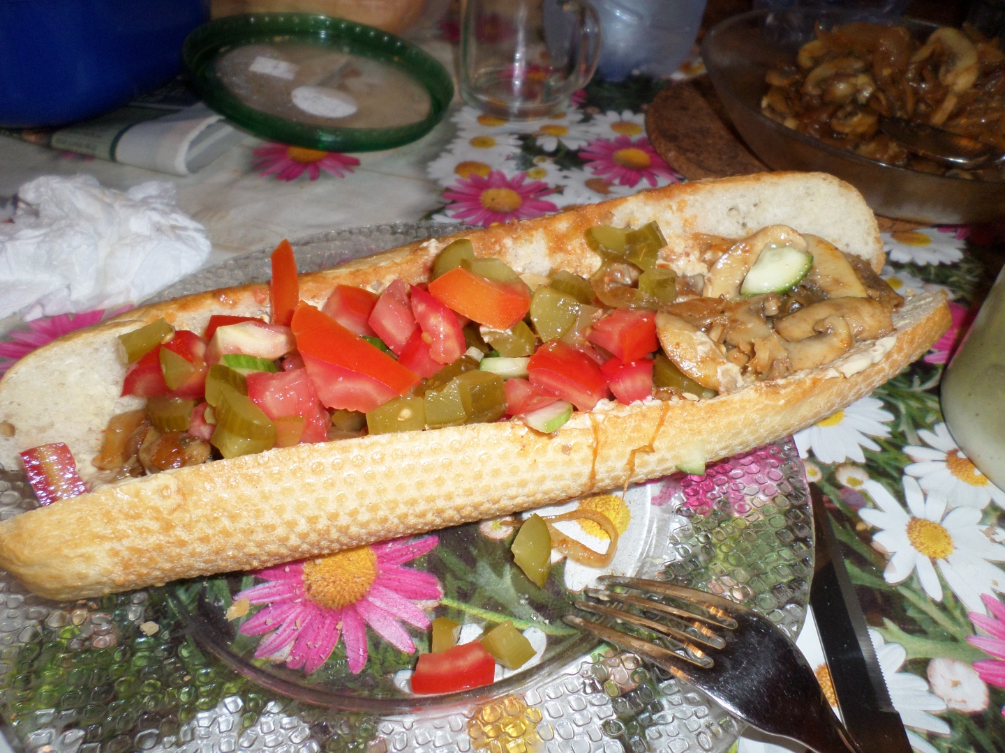 shaorma  de ciuperci