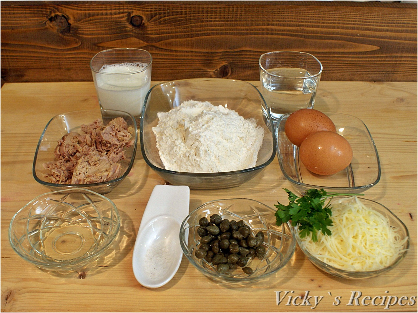 Clătite cu ton și capere