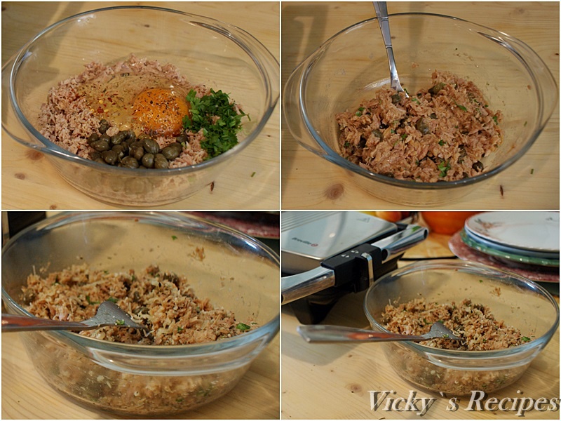 Clătite cu ton și capere