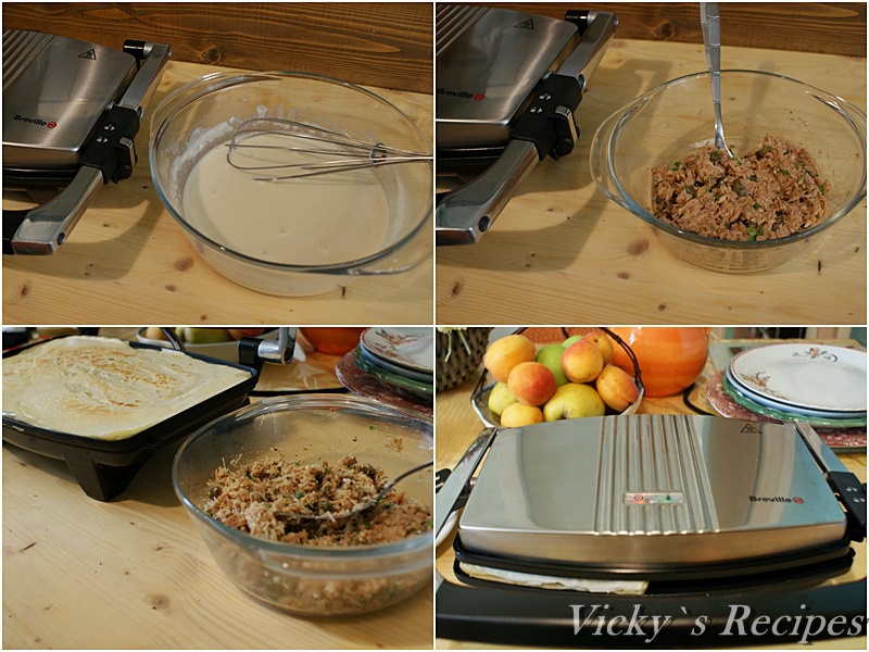 Clătite cu ton și capere