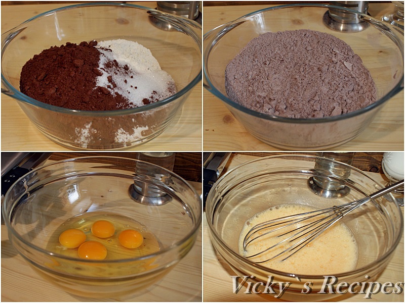 Clătite cu cacao umplute cu banane caramelizate