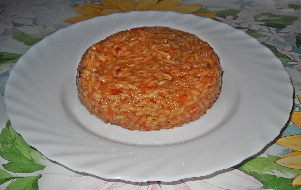 Pilaf cu carne de curcan