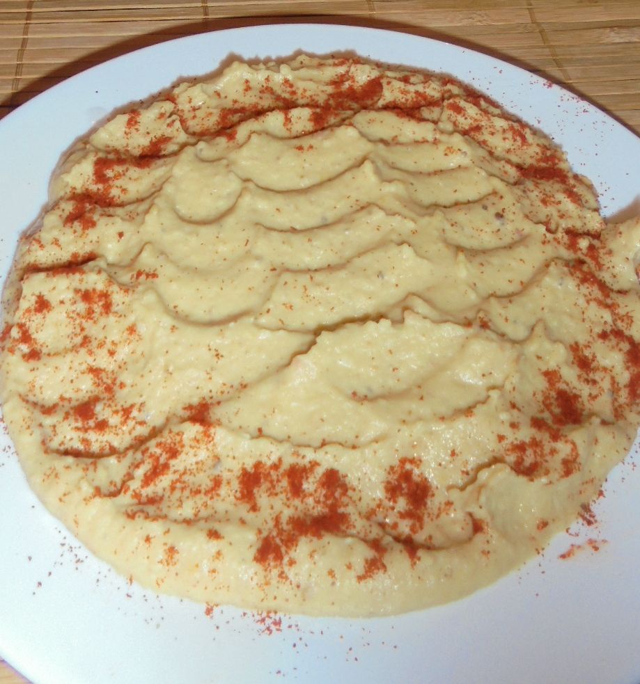 Piure din fasole boabe alba si linte rosie