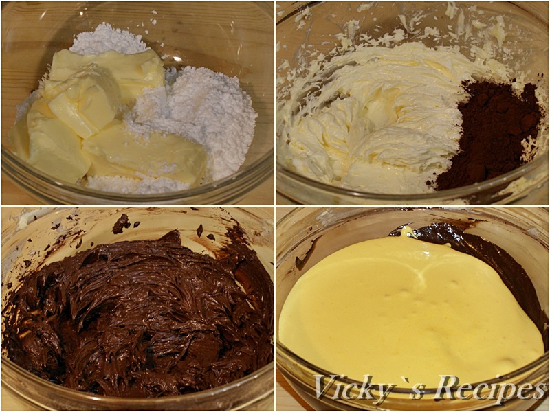 Marquise de ciocolată cu mentă