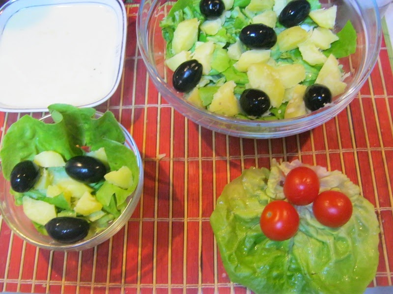 Salata cu ton cu salata verde