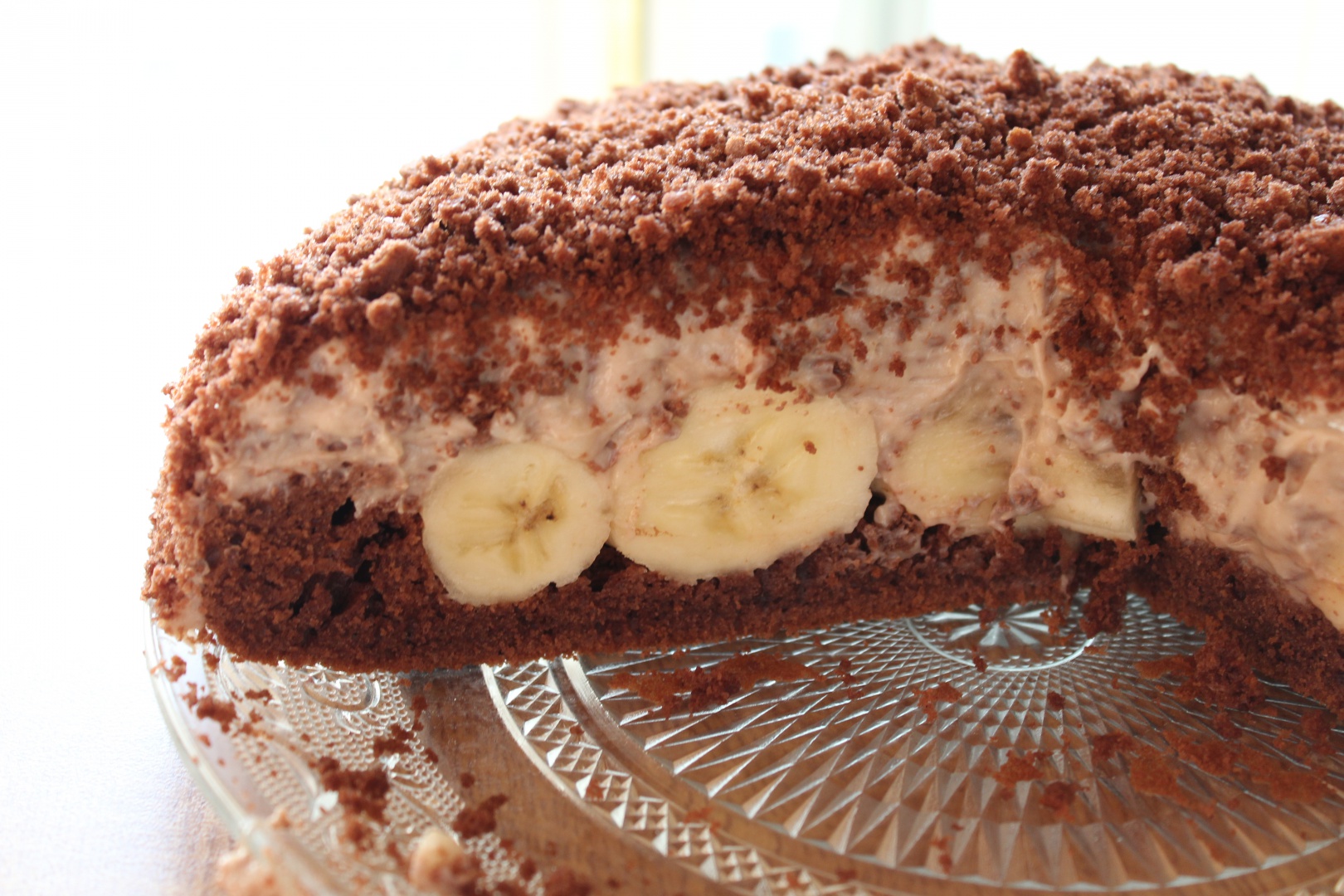 Prajitura Musuroi cu banane