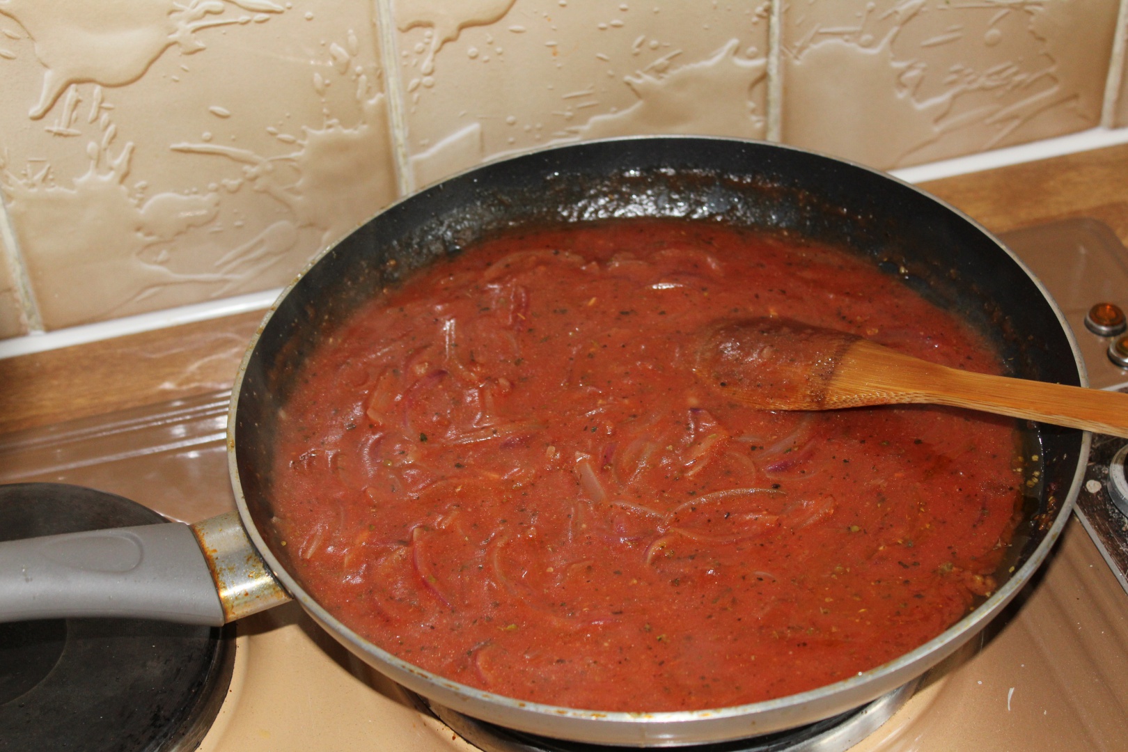 Pizza cu piept de pui si ciuperci