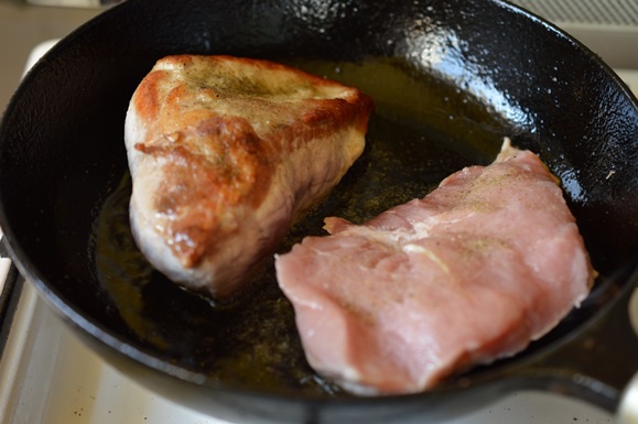 Porc cu smantana si ciuperci