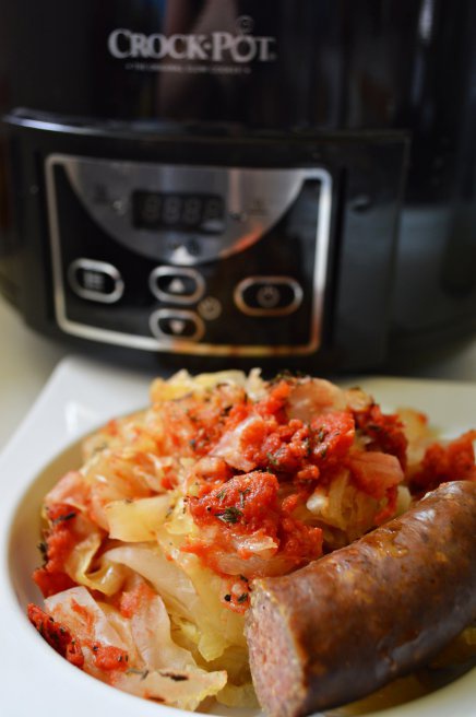 Varza acra calita la Crock Pot