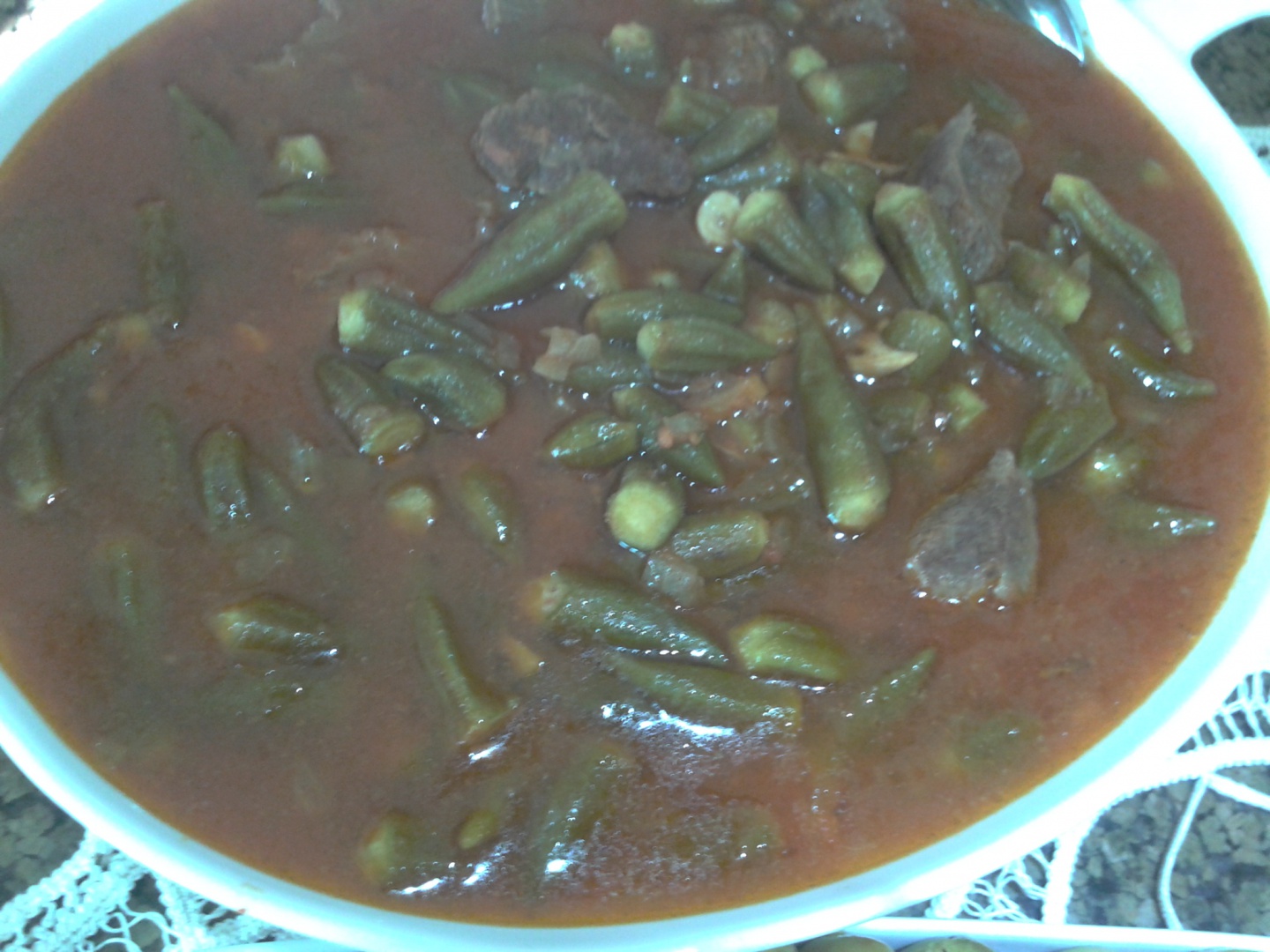 BAME CU CARNE DE VITA SI GARNITURA DE OREZ