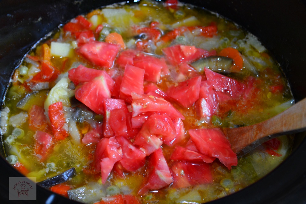 Ghiveci de legume la slow cooker Crock Pot