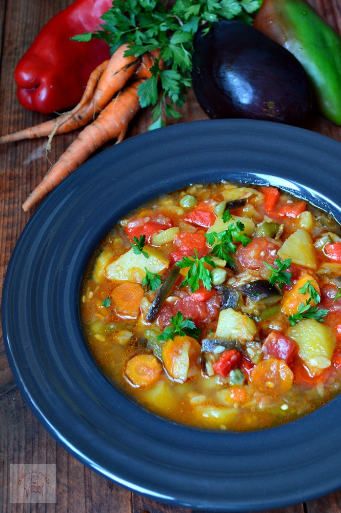 Ghiveci de legume la slow cooker Crock Pot