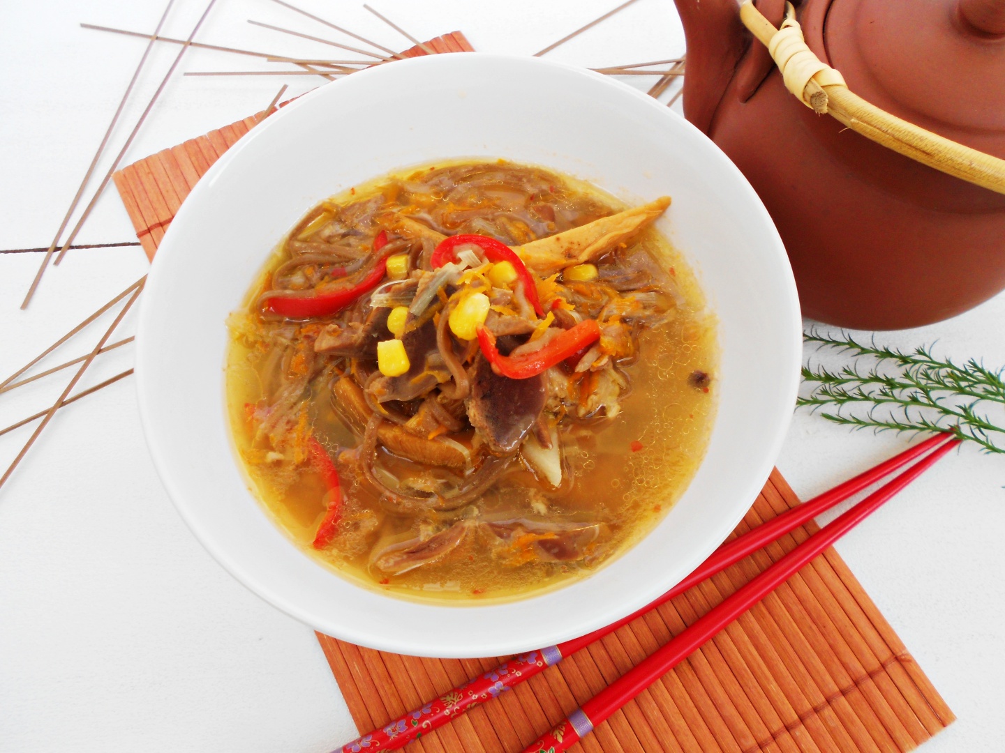 Supă de rață în stil asiatic la Crock-Pot