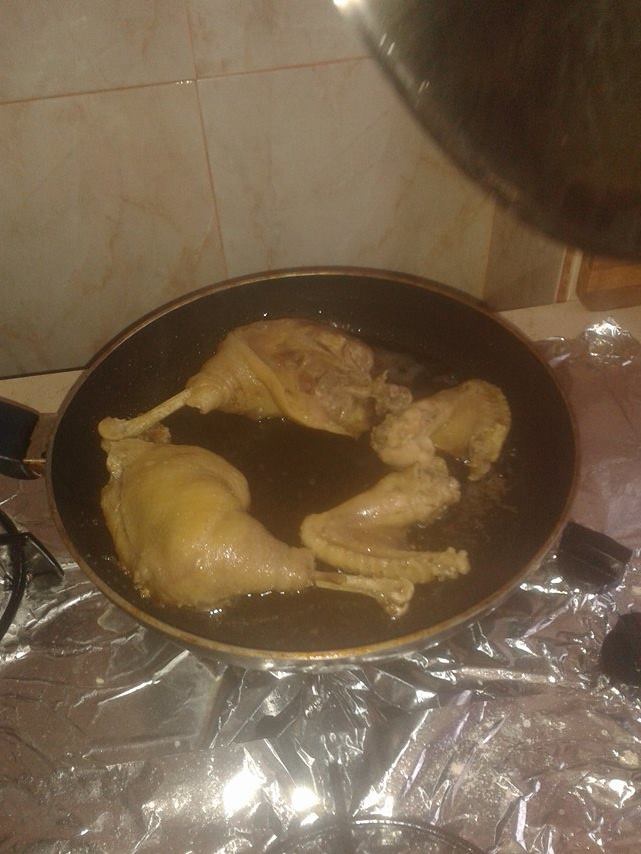 Piure de cartofi cu carne de gaina