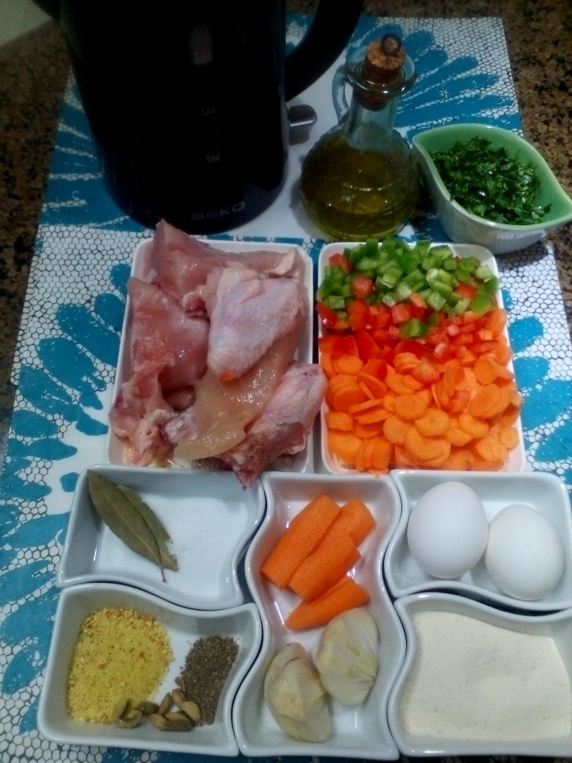 Supa de galuste cu piept de pasare