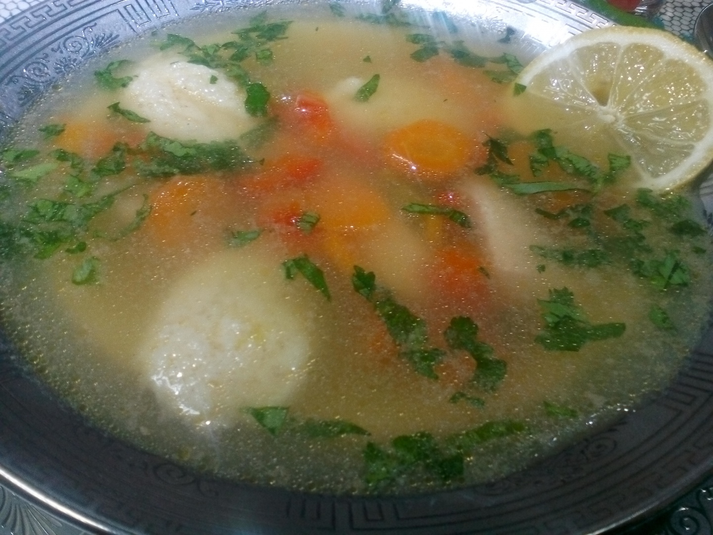 Supa de galuste cu piept de pasare