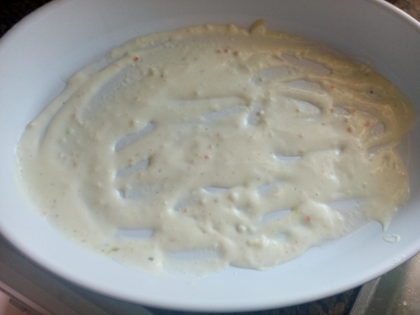 Fusilli  la cuptor cu piept de pui, ciuperci si sos bechamel