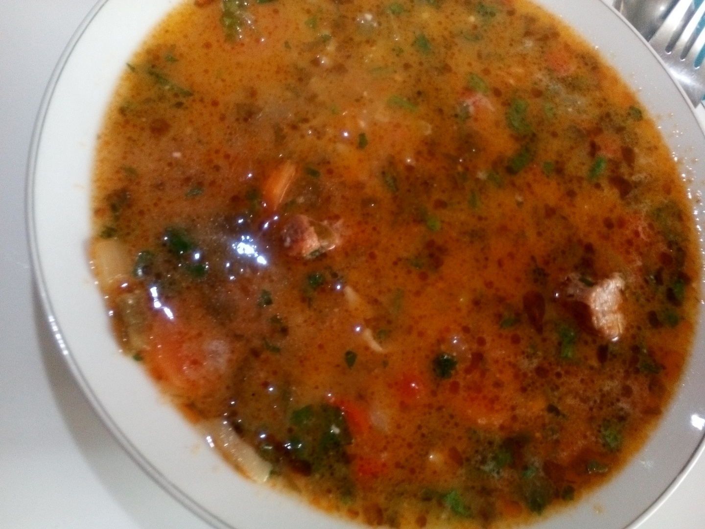 Ciorba de vacuta cu legume si smantana