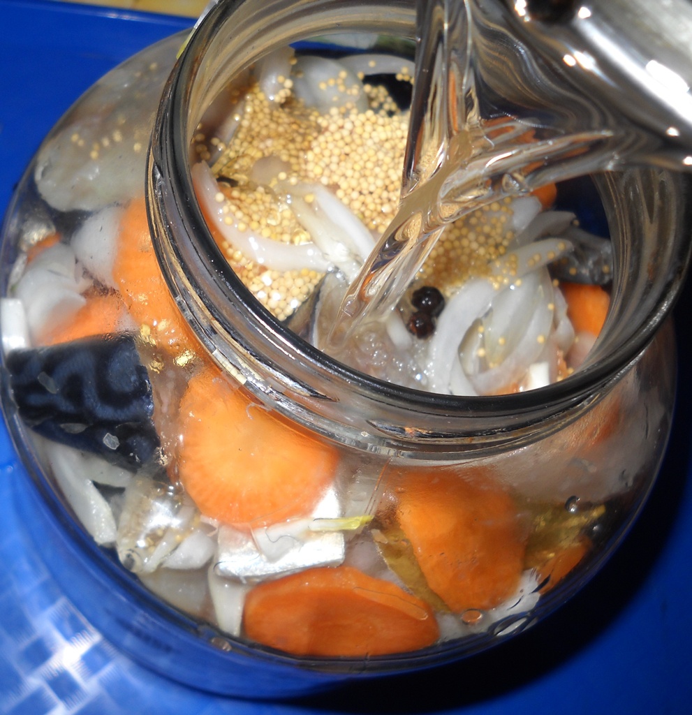 Macrou marinat la rece. Cea mai buna conserva de peste pe care o poti face acasa