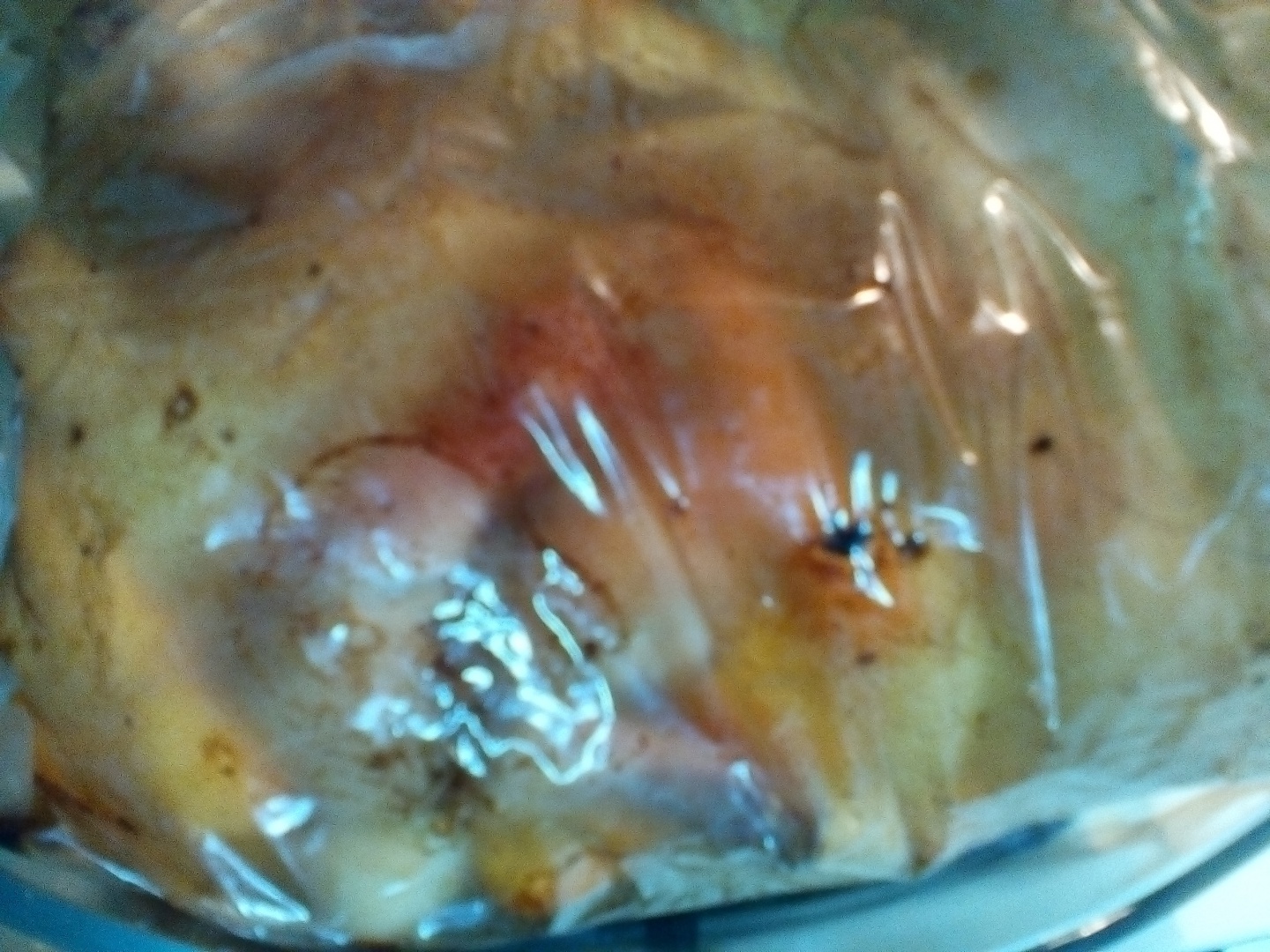 Pui cu legume in punga magica