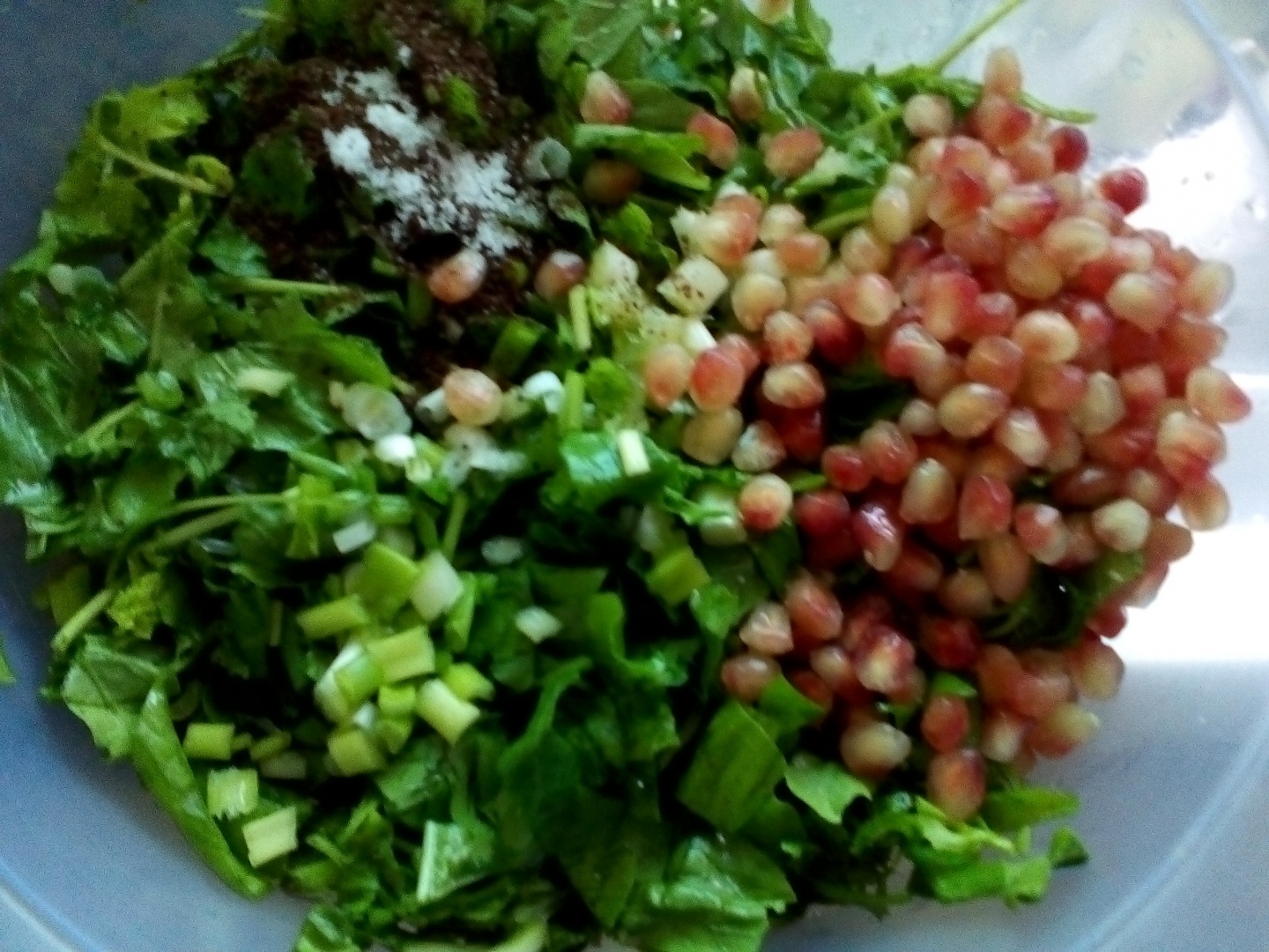 Salata de rucola cu boabe de rodie