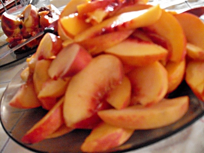 Prajitura cu branza si mac si jeleu de piersici