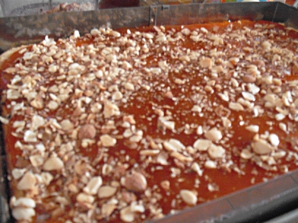 Prajitura cu gem si samburi de caise