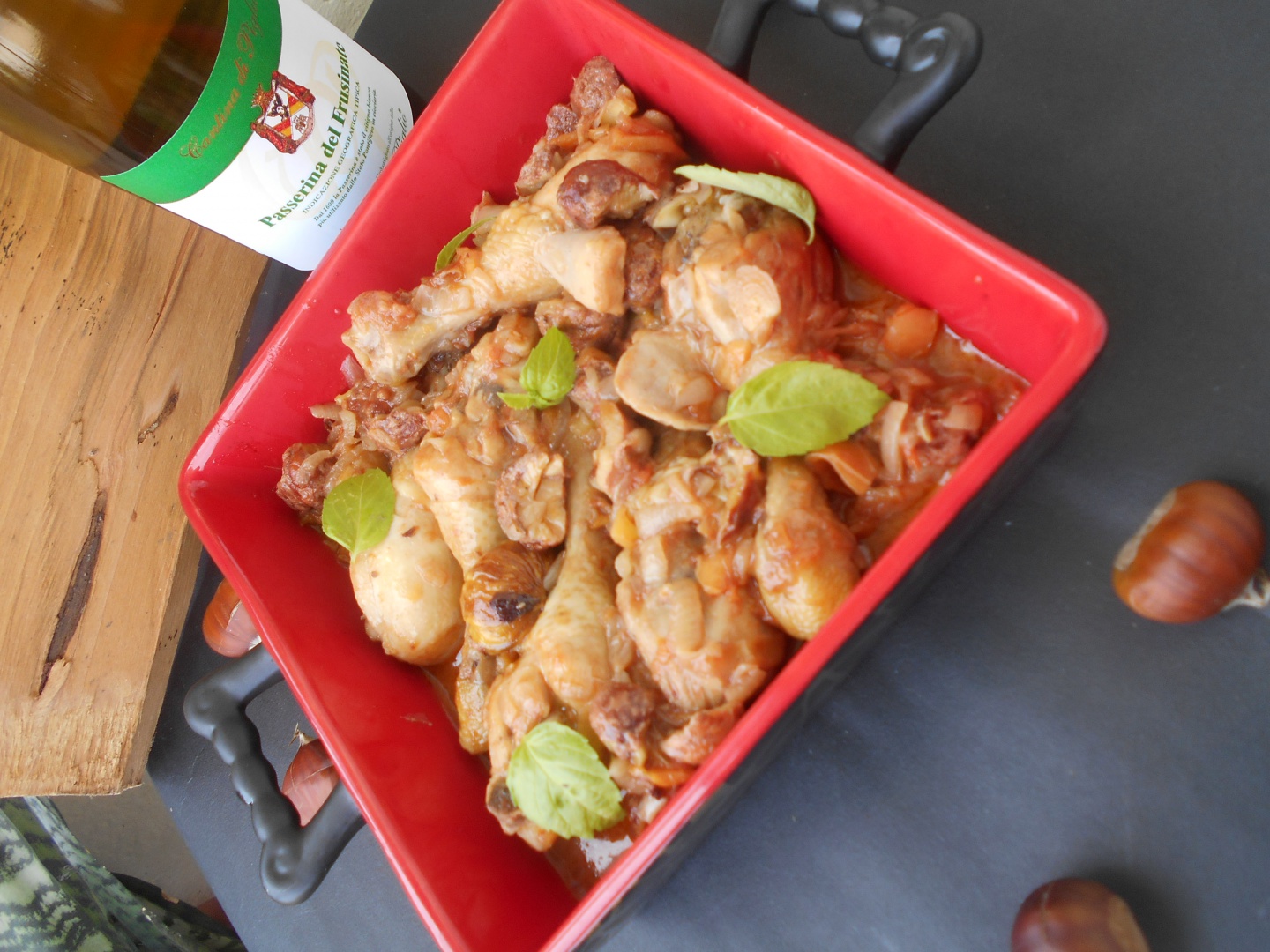 Pulpe de pui cu castane