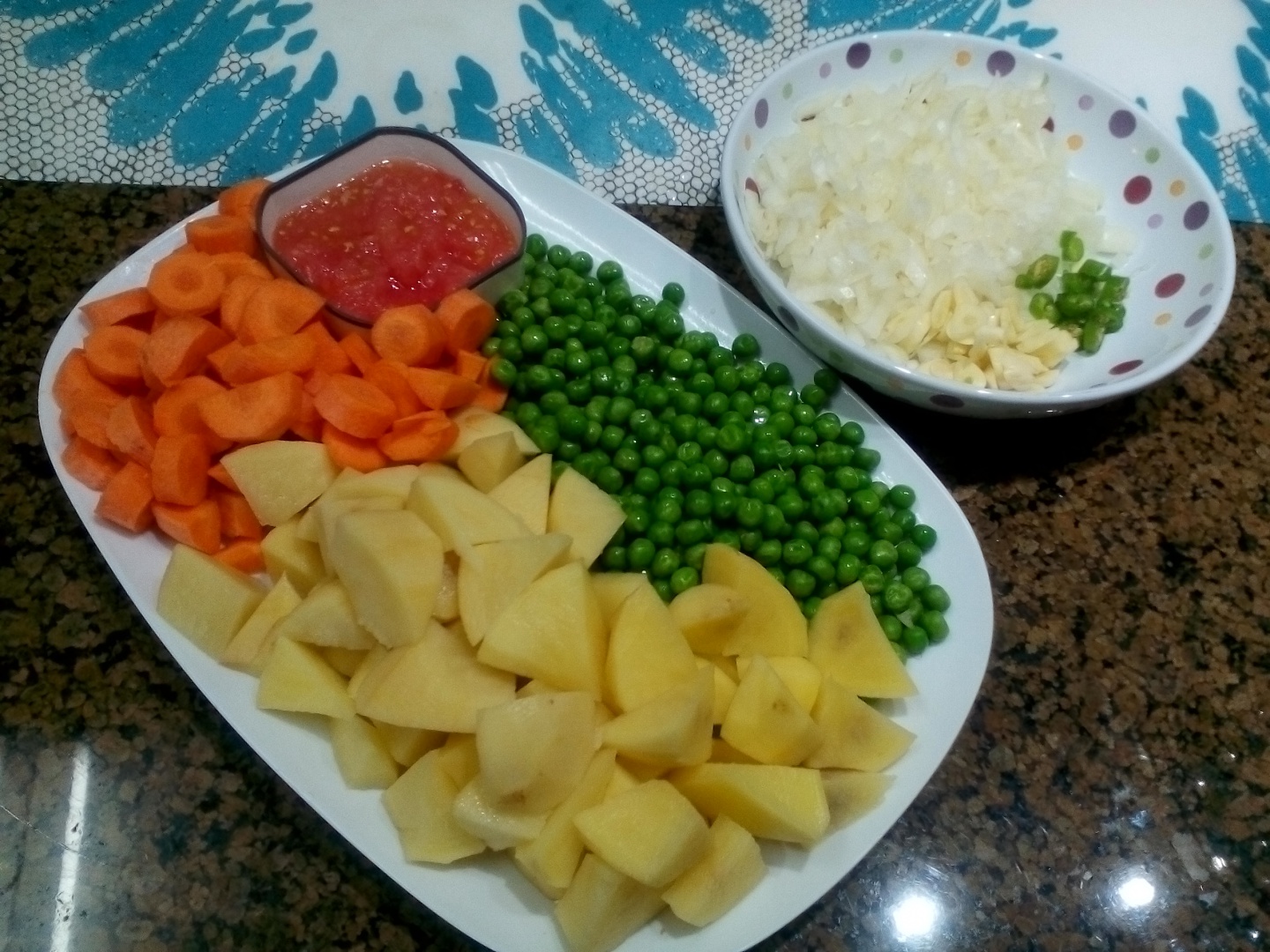 Tocanita de legume cu carne de miel