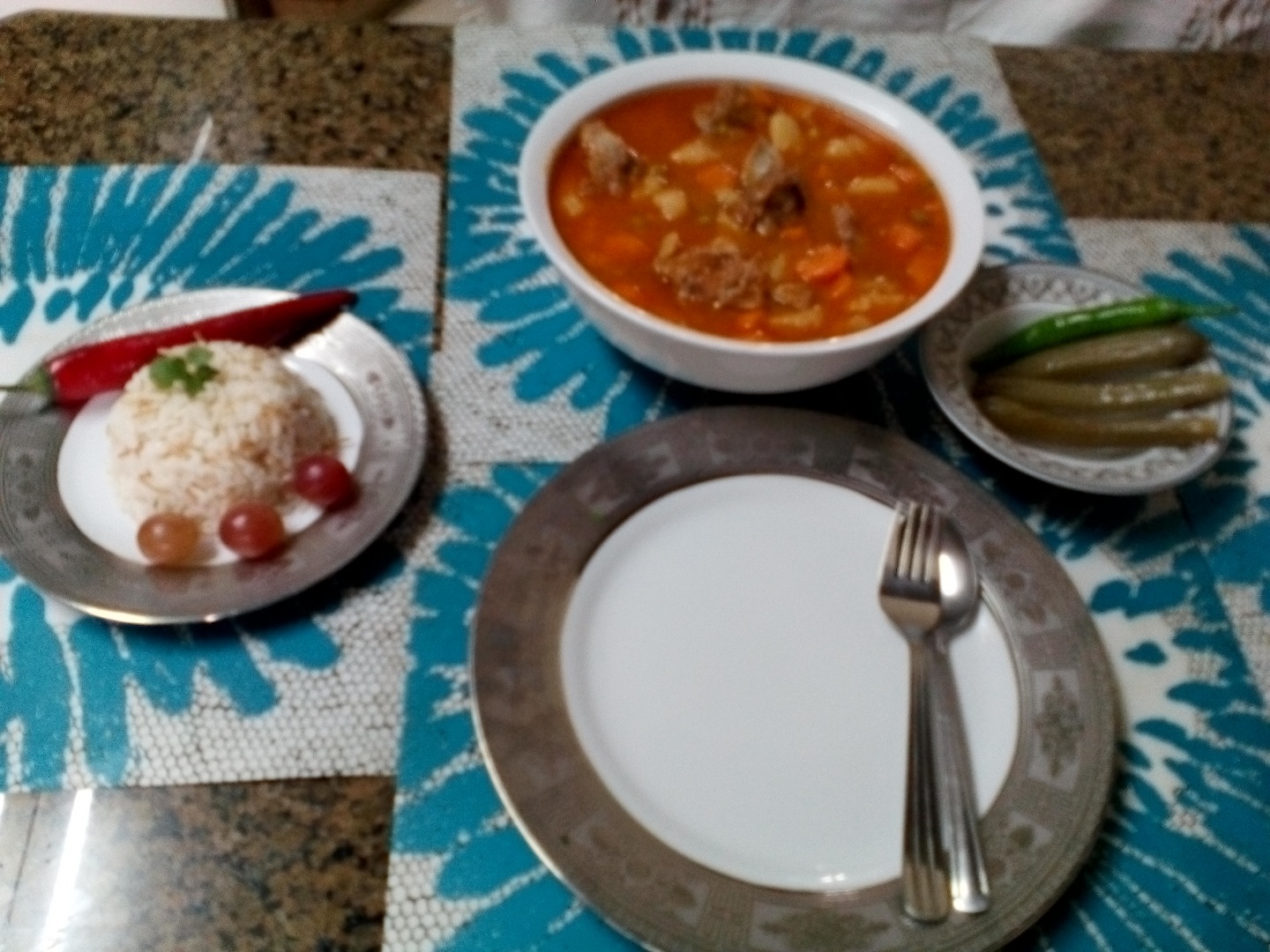 Tocanita de legume cu carne de miel