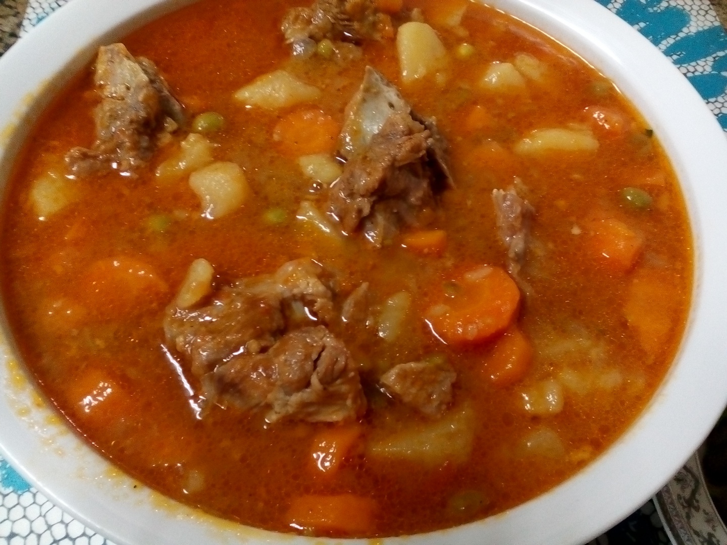 Tocanita de legume cu carne de miel