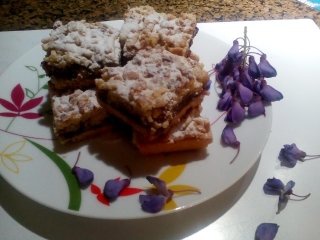 Prajitura cu gem de prune si nuca