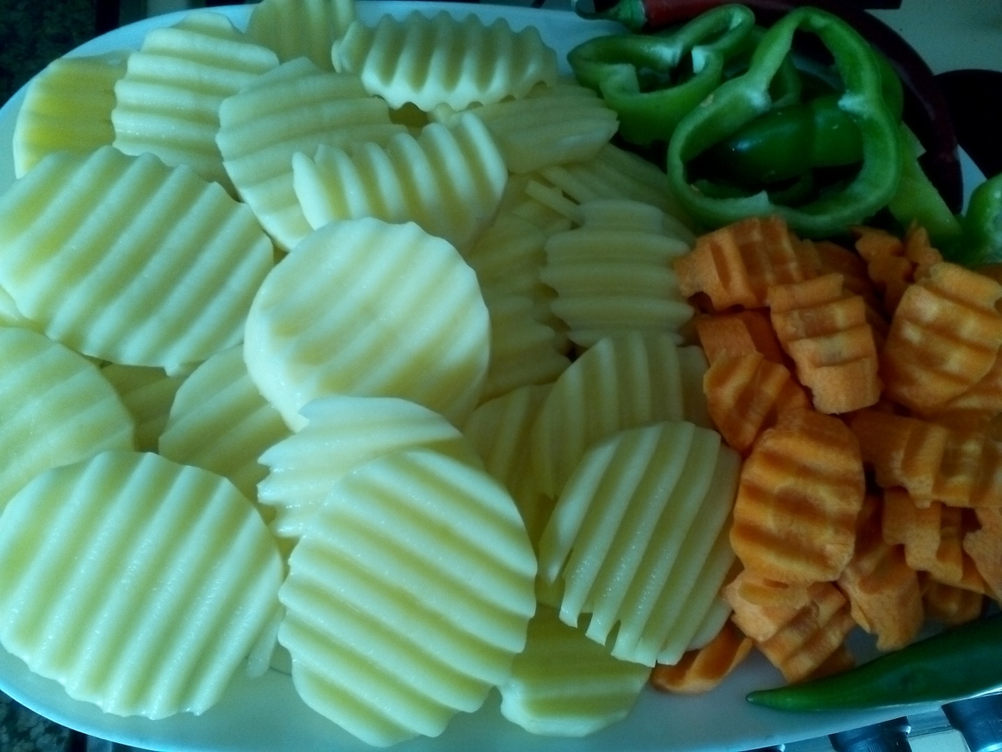 Piept de pui cu legume la gratar (in tava grill pe aragaz)