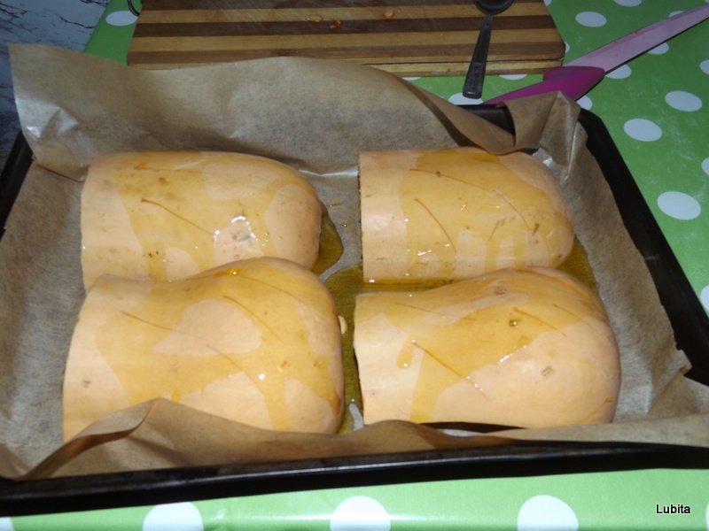 Carnati cu piure de dovleac