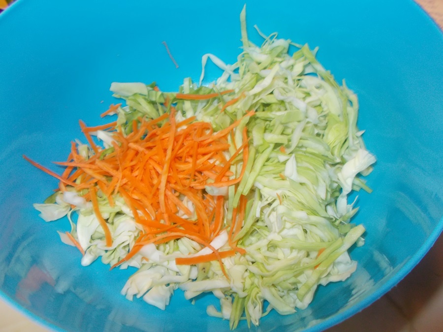 Salata de varza cu morcovi si telina