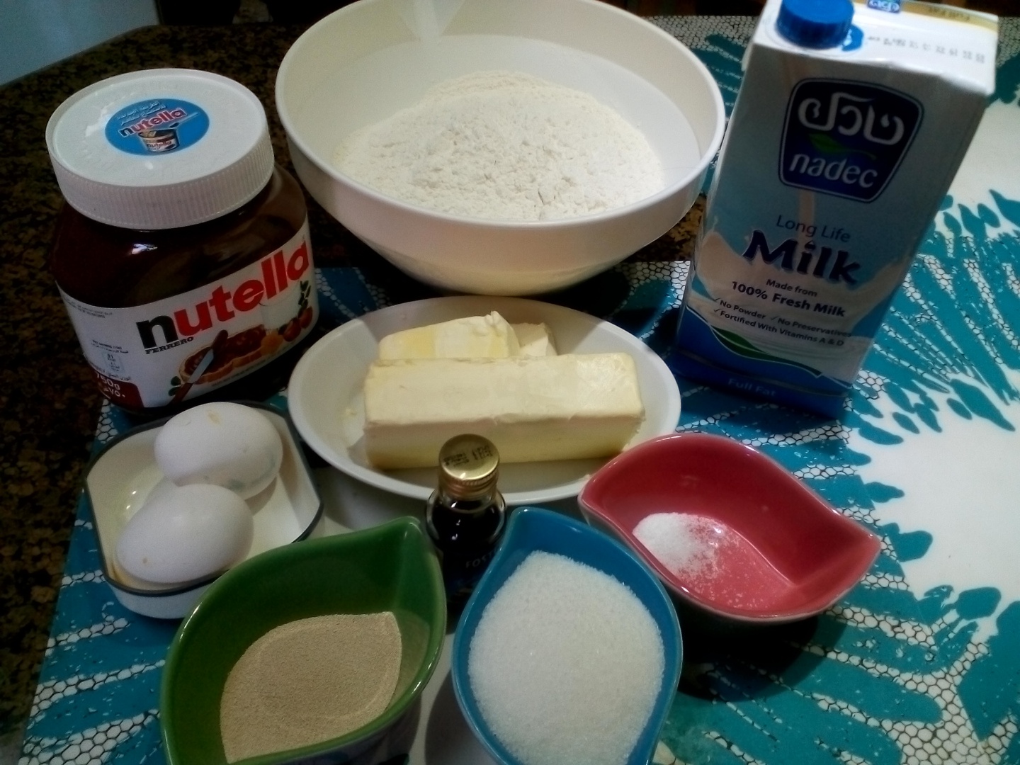 Croissante cu nutella