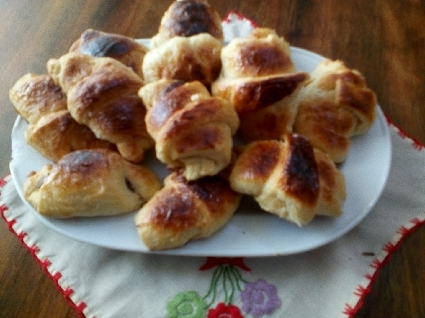 Croissante cu nutella