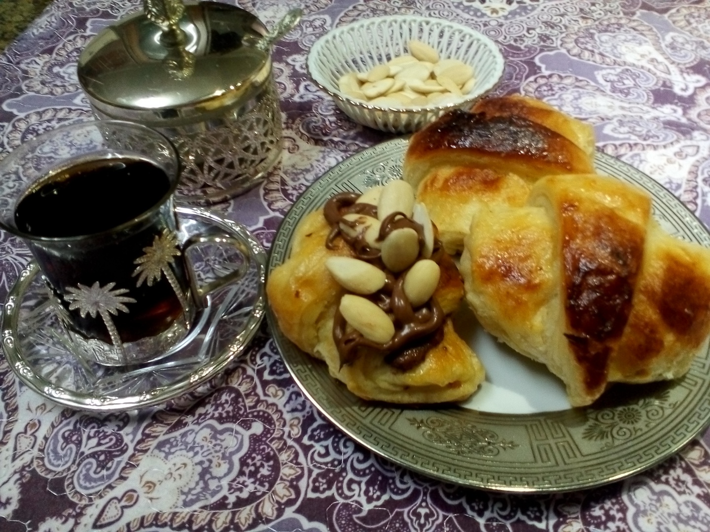 Croissante cu nutella