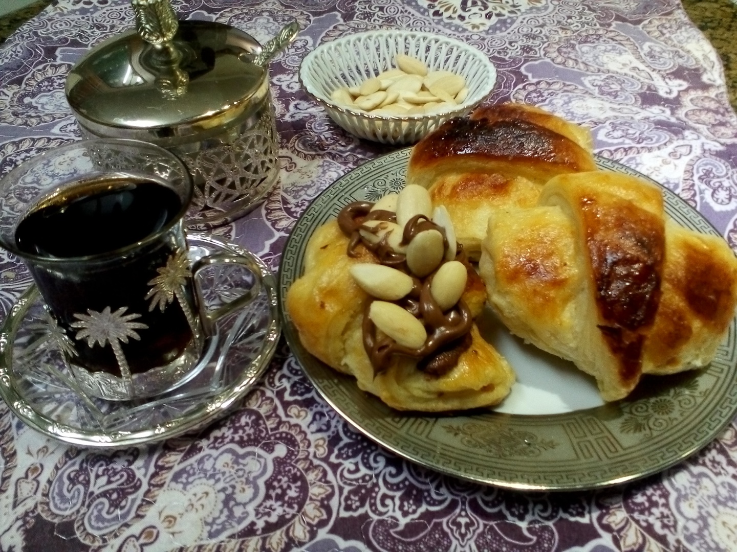 Croissante cu nutella