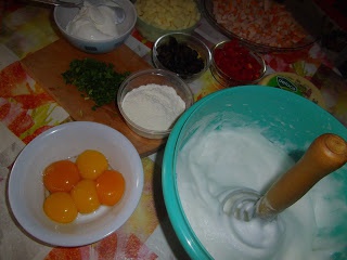 Chec aperitiv cu sunca si cascaval