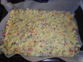 Chec aperitiv cu sunca si cascaval