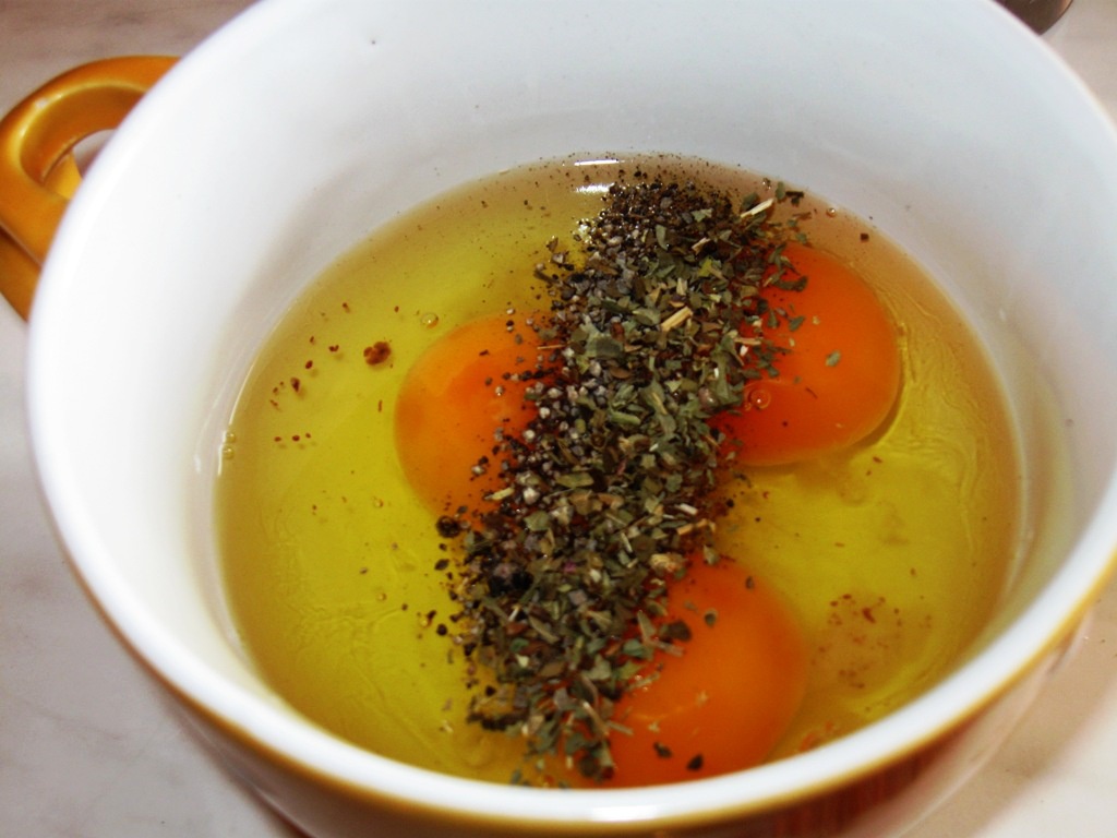 Omleta cu vinete coapte