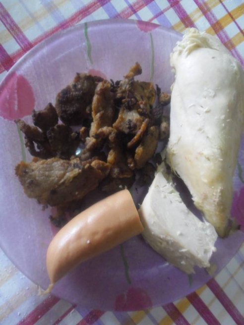 Placinta cu carne, la tigaie