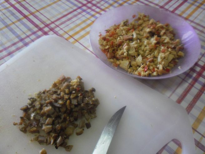 Placinta cu carne, la tigaie