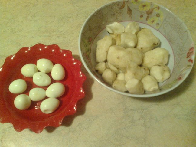 Salata de napi cu oua de prepelita a la Diana - Mic dejun satios