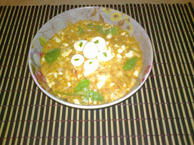 Salata de napi cu oua de prepelita a la Diana - Mic dejun satios